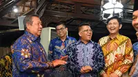 Presiden PKS Sohibul Iman menyambangi kediaman Ketum Partai Demokrat Susilo Bambang Yudhoyono atau SBY. (Dok PKS)