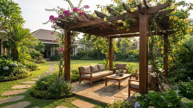 Model Pergola Kayu
