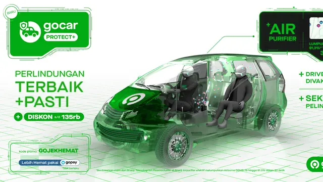 Gojek Hadirkan GoRide dan GoCar Protect+, Jaminan Perjalanan Makin Higienis