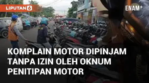 VIDEO: Wanita Komplain Motornya Dipinjam Tanpa Izin oleh Oknum Penitipan Motor