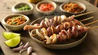 Resep Sate Cumi Sosis Goreng yang Gurih dan Anti Alot