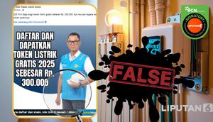 Penelusuran klaim link pendaftaran token listrik gratis Rp 300 ribu periode 2025 dari PLN