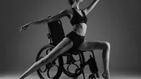 Kate Stanforth dan gerakan baletnya di atas kursi roda (dok Instagram @katestanforth/https://www.instagram.com/p/B1eSAsxg_O3/Ossid Duha Jussas Salma)