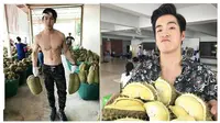 Viral, 6 Potret Cowok Ganteng Bersama Durian Ini Bikin Terpesona