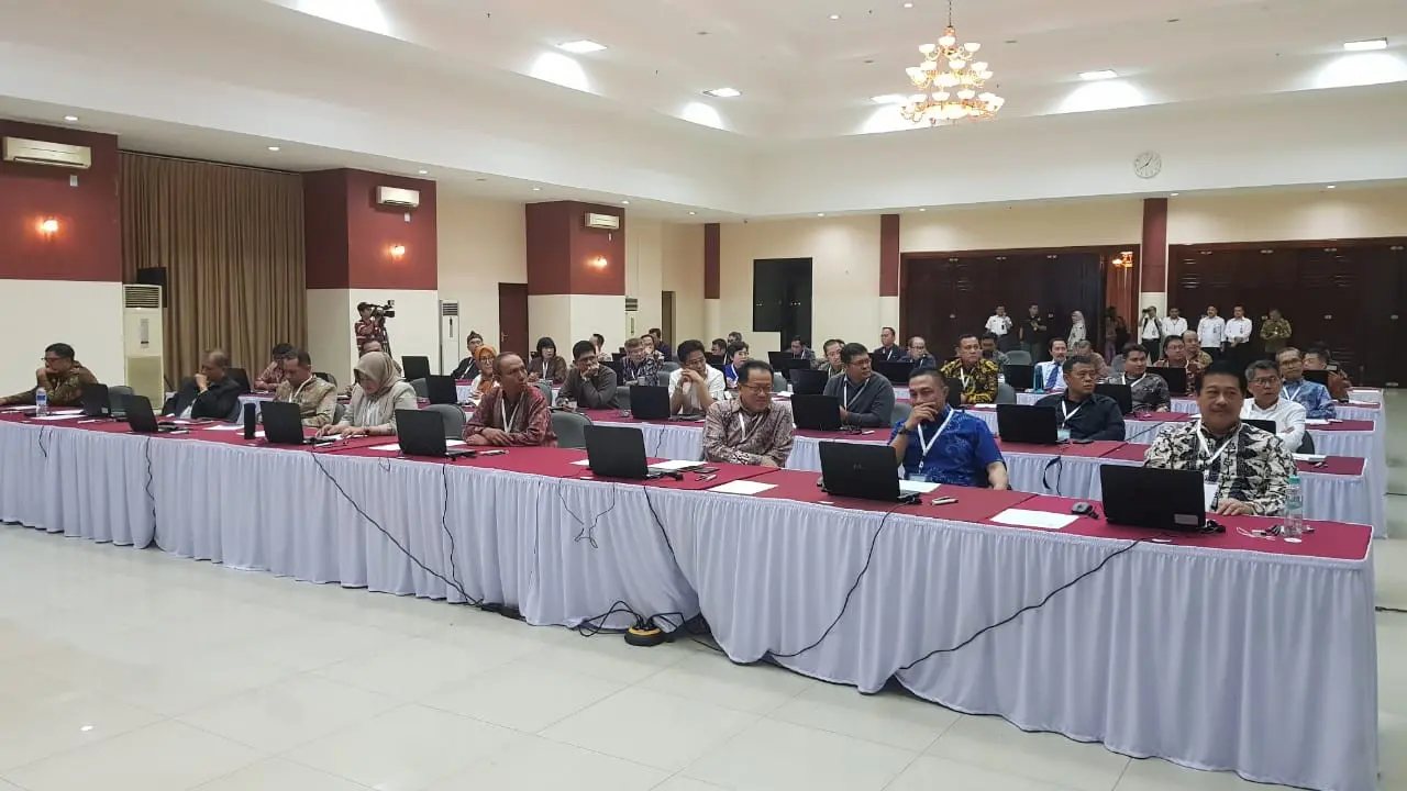 Sebanyak 40 Capim KPK mengikuti tes profile assessment di Gedung Lemhanas, Jakarta, Kamis (8/8/2019).