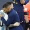 Lionel Messi dan Kylian Mbappe dalam Final Piala Dunia Argentina vs Prancis. (AP Photo/Christophe Ena)