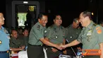 Citizen6, Cilangkap: Rakorlog TNI di ikuti 150 orang peserta dari lingkungan Mabes TNI, TNI AD, TNI AL dan TNI AU serta Kemhan RI. (Pengirim: Badarudin Bakri)