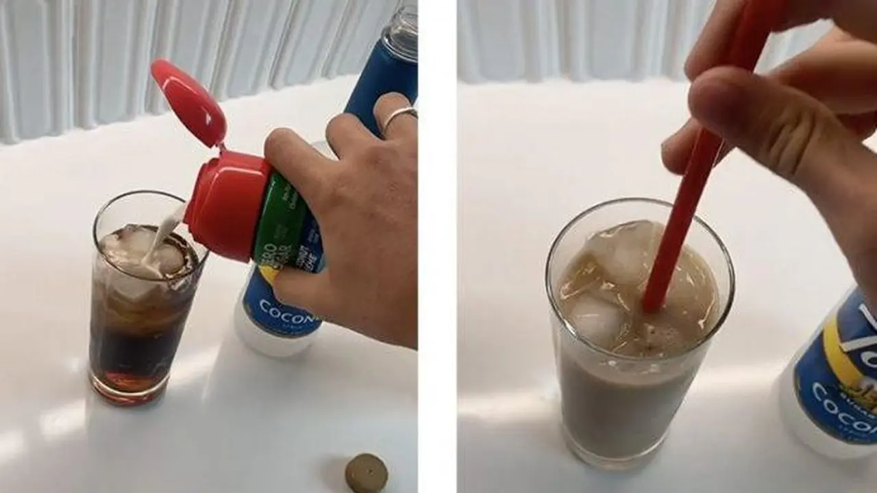 Penampakan Dirty Soda yang viral di TikTok.