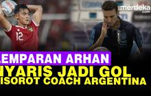 VIDEO: Pelatih Argentina Komentari Lemparan 'Torpedo' Pratama Arhan Nyaris Jadi Gol