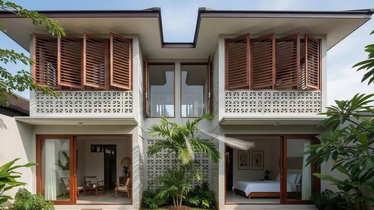 12 Desain Rumah Minimalis Sejuk Nyaman Tanpa AC di Iklim Tropis, Anti Gerah &amp; Hemat Listrik
