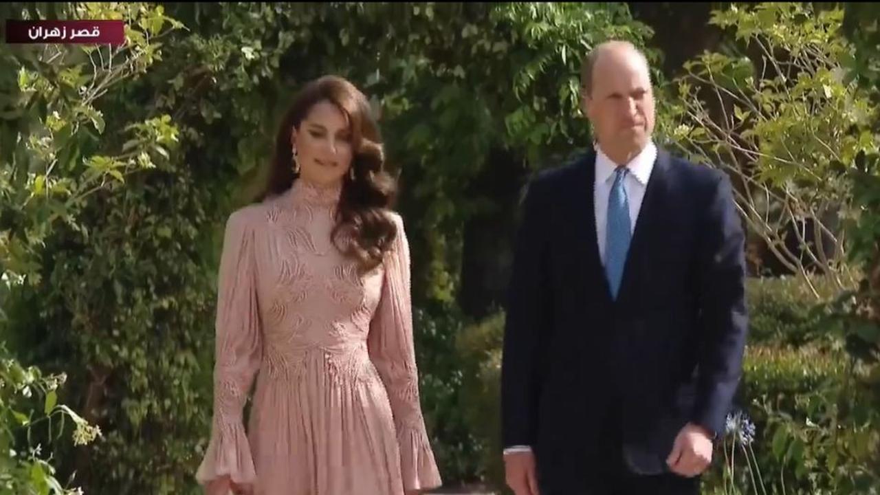 Pangeran William dan Putri Kate Middleton datang ke acara pernikahan Putra Mahkota Hussein dari Yordania