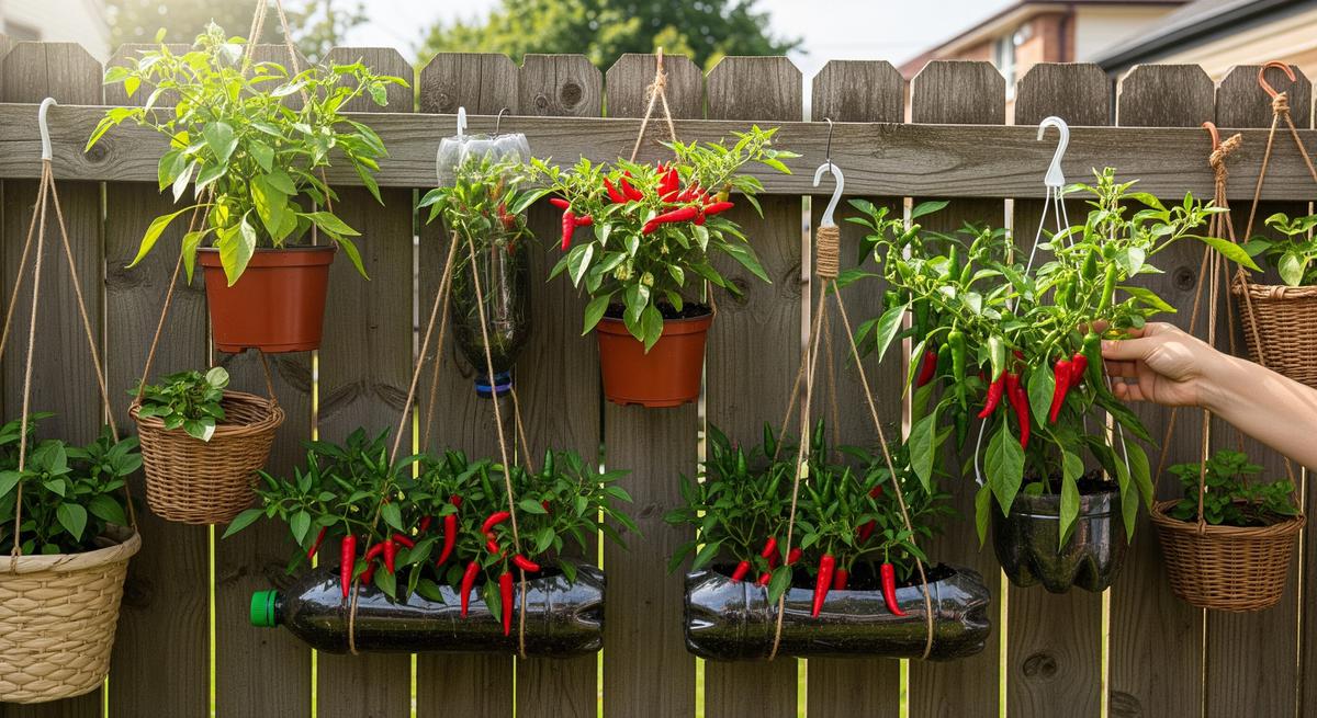 Cara Membuat Kebun Gantung Cabai Rawit di Pagar Rumah/Gemini AI