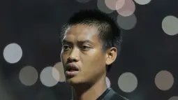 Kurnia Meiga, Timnas Indonesia. (Bola.com/Nicklas Hanoatubun)