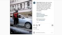 Viral video memperlihatkan pria diduga polisi gadungan memberhentikan mobil dan memeriksa kelengkapan suratnya di kawasan Roxy, Cideng, Tanah Abang, Jakarta Pusat. (Tangkapan layar Instagram @jakpus24jam)