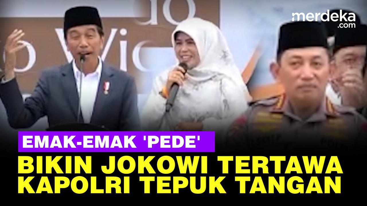 VIDEO: Jawaban Emak-Emak Jawab Kuis IKN dari Jokowi, Kapolri Tepuk Tangan