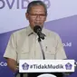 Juru Bicara Penanganan COVID-19 di Indonesia, Achmad Yurianto saat konferensi pers Corona di Graha BNPB, Jakarta, Senin (18/5/2020). (Dok Badan Nasional Penanggulangan Bencana/BNPB)