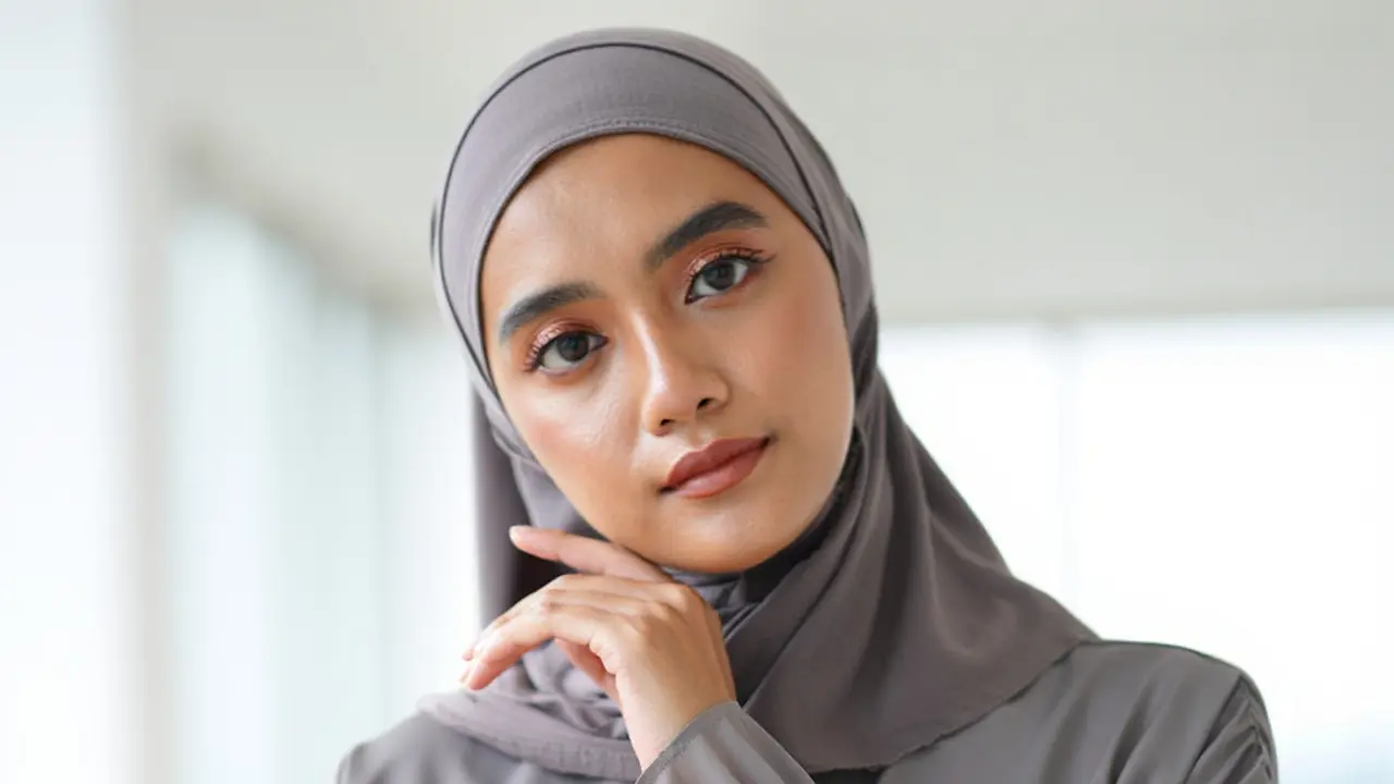 Ilustrasi gamis modern 2025