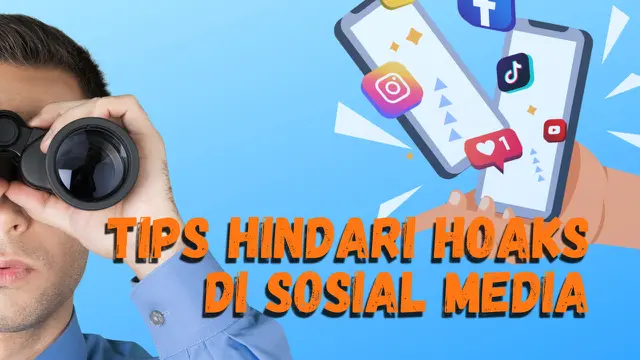 Thumbnail cek fakta tips hindari hoaks di media sosial