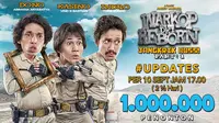 Warkop DKI Reborn: Jangkrik Boss Part 1 mencapai 1 juta penonton(Falcon Pictures/Twitter)