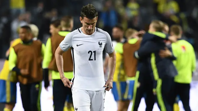 FOTO: Gol Injury Time Bawa Swedia Taklukkan Prancis