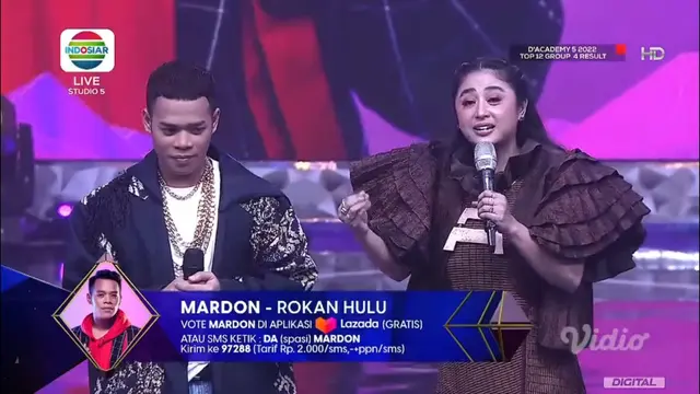 Mardon (Rokan Hulu) di Konser Result Dangdut Academy 5