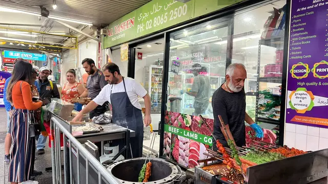 Bazar Ramadhan di Sydney, Australia bertajuk "Ramadhan Nights" diadakan di area Lakemba pada 21 Maret hingga 20 April 2023. (Dok. Pribadi dari Narasumber)