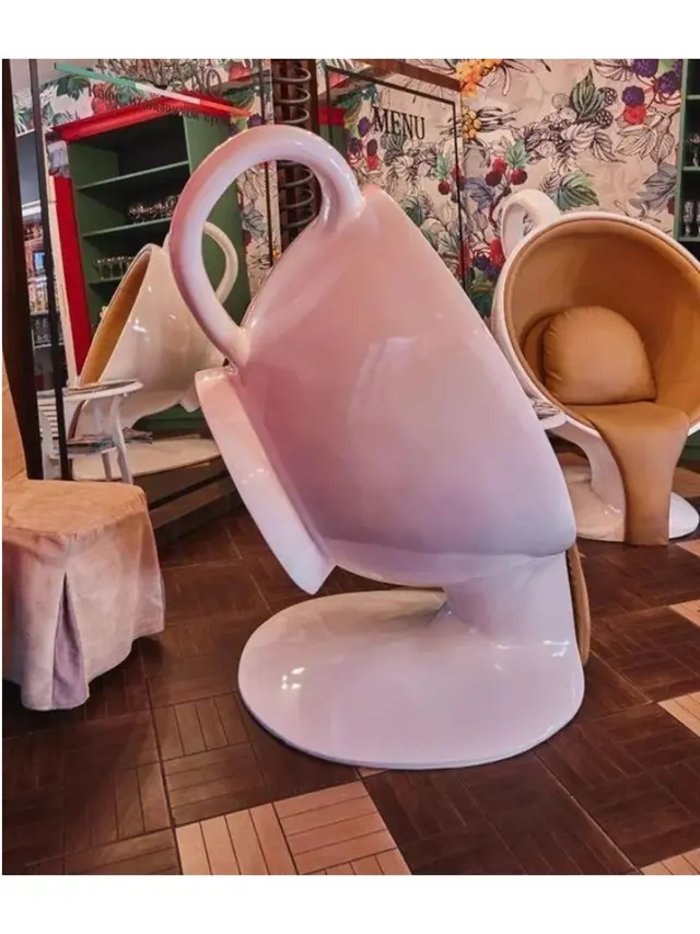 6 Potret Desain Benda di Tempat Makan Ini Unik, Inovatif Banget