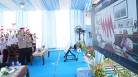 Kapolda Riau Laporkan Pembangunan 110 Jembatan Presisi ke Presiden