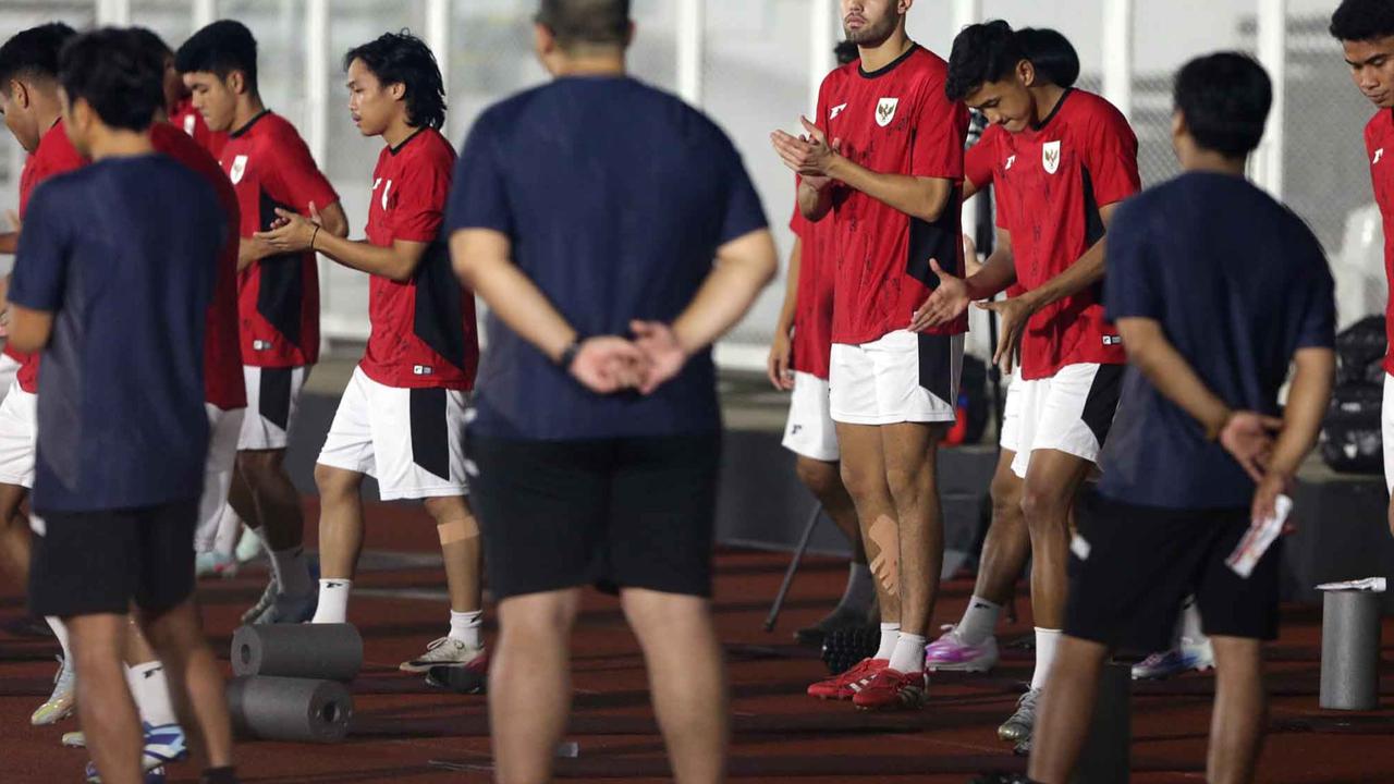 FOTO: Latihan Terakhir Timnas U-23 di GBK, Siap Tuntaskan Misi Balas Dendam Lawan Vietnam