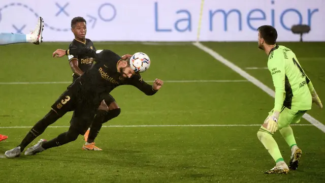 Foto Liga Spanyol: Ansu Fati Kembali Cetak Gol, Barcelona Hajar Celta Vigo 3-0