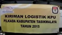 Sebanyak 1.378.678 surat suara Pilkada mulai didistribusikan ke panitia pemilihan kecamatan di Kabupaten Tasikmalaya.