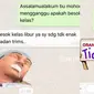 6 Chat Iseng Dosen Kirim Stiker WA ke Mahasiswa Ini Kocak (sumber: Instagram.com/awreceh.id dan Instagram.com/receh.id)