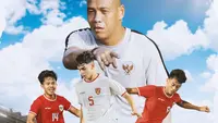 Timnas Indonesia U-16 - Nova Arianto, Fabio Azka, Mathew Baker, Muhammad Mierza (Bola.com/Adreanus Titus)