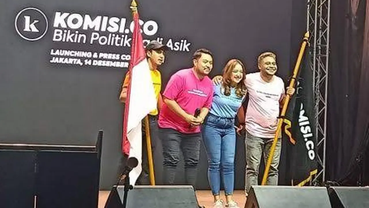 Peluncuran Platform Digital Politik Komisi.co dimeriahkan juga oleh generasi Gen Z.