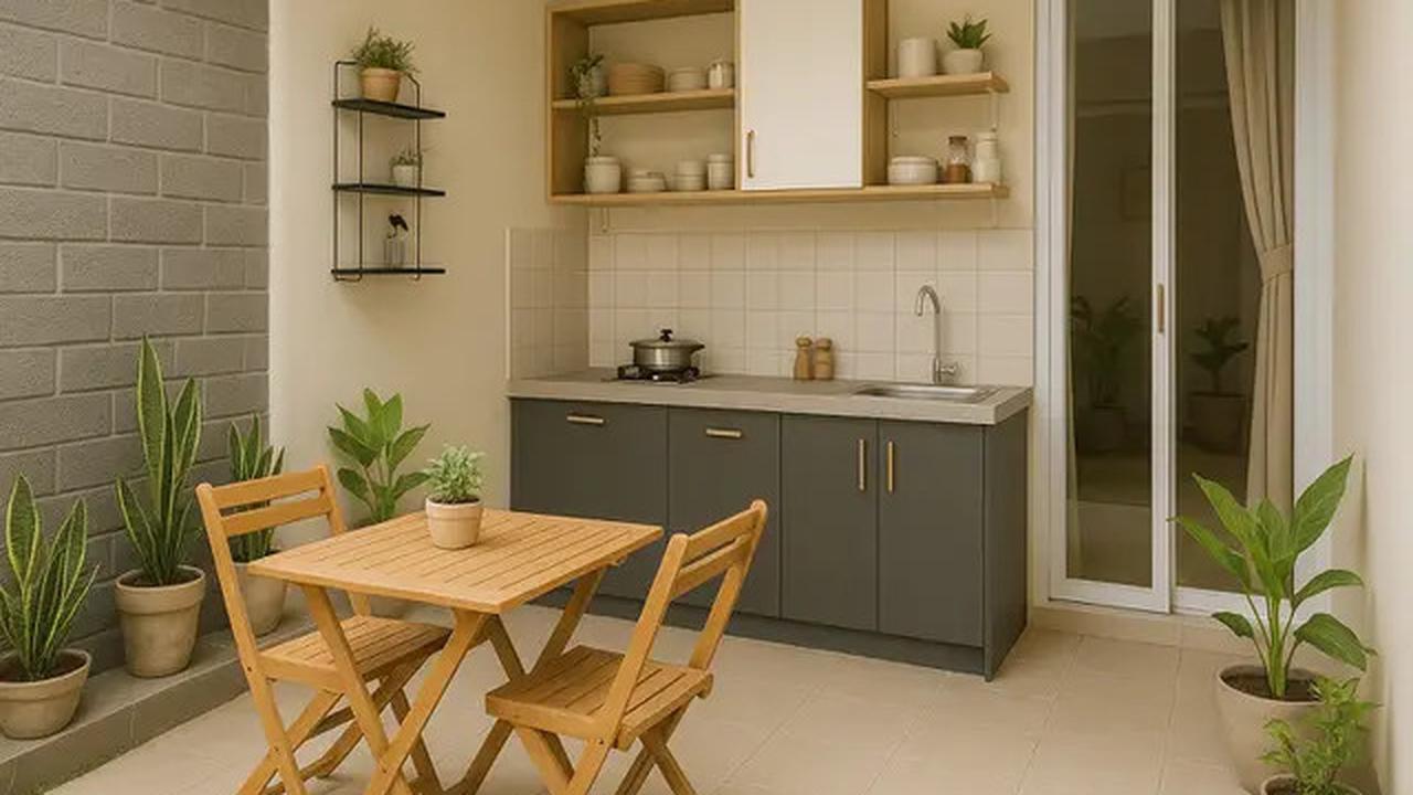 7 Inspirasi Model Rumah Sederhana dengan Dapur Outdoor Tren 2025, Nyaman untuk Kumpul Keluarga
