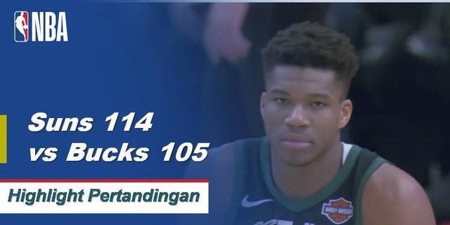 Cuplikan Pertandingan NBA : Suns 114 vs Bucks 105