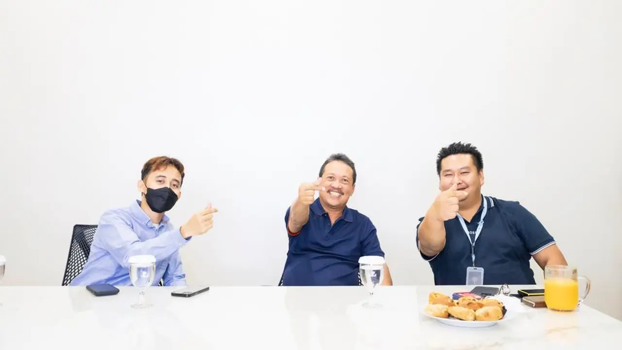 Wahyu Sakti Trenggono dalam obrolan bersama CEO Kunci Julius Agus Salim