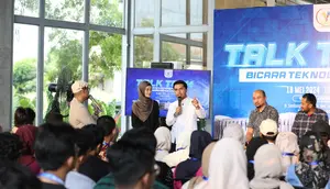 Talkshow bertajuk 'Teknologi Jadi Cuan, Kenapa Tidak?' di Hocco Coffee, Banda Aceh, Sabtu (18/5) (Istimewa)