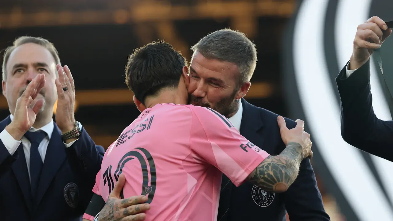 Lionel Messi dan David Beckham
