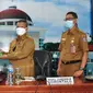 Inspektorat Jenderal (Itjen) Kementerian Dalam Negeri (Kemendagri) RI saat bertemu dengan Wakil Gubernur Gorontalo (Arfandi Ibrahim/Liputan6.com)