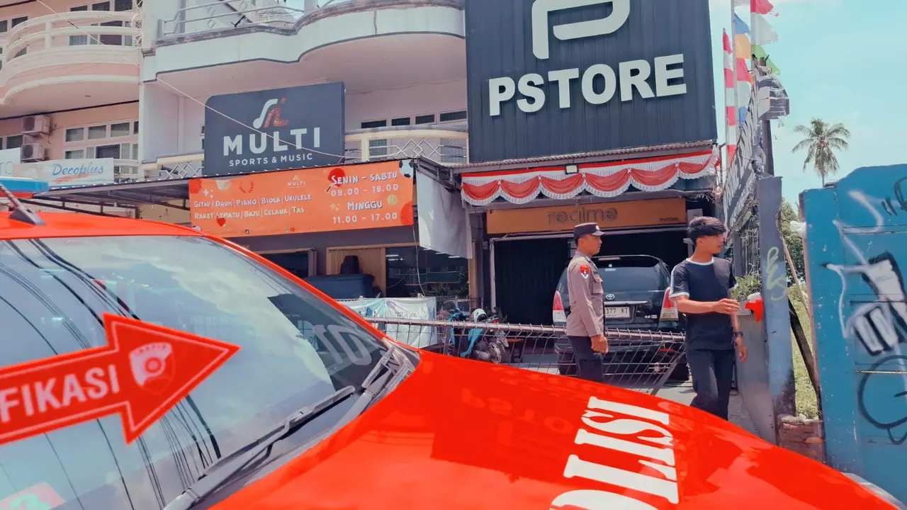Lokasi kejadian toko HP di Bandar Lampung dibobol maling (Dok. Istimewa)