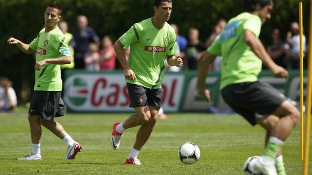 Intip CR7 latihan