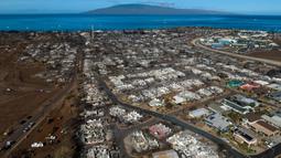 Para warga negara Indonesia (WNI) yang berada di Hawaii dilaporkan masih aman. Mayoritas WNI juga tidak tinggal di Maui yang merupakan lokasi pusat kebakaran. (AP Photo/Jae C. Hong)