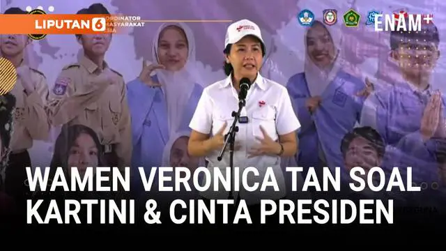 VIDEO: Kejutan Wamen Veronica Tan Bicara Soal Kartini Masa Kini dan Cinta Prabowo Subianto