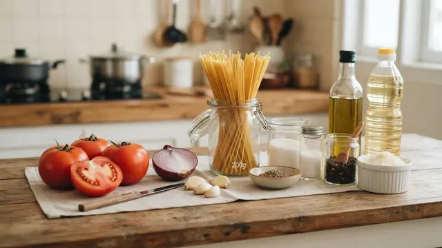 Rincian Bahan Resep Spaghetti Saus Tomat