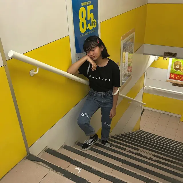 Potret gaya tomboi dari Davina Shafa Felisa