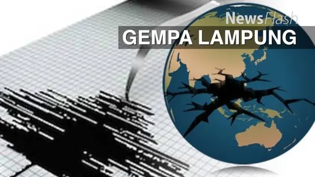 Gempa berkekuatan 5 Skala Richter menggetarkan Lampung. Tepatnya 105 km Barat Daya Pesisir Barat Lampung.