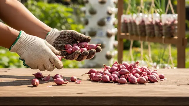Cara Membuat Kebun Bawang Merah Gantung/Gemini AI