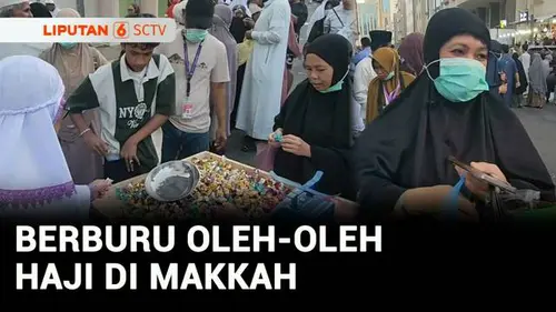  Jemaah Calon Haji Indonesia Borong Oleh-Oleh di Pasar Tumpah Makkah