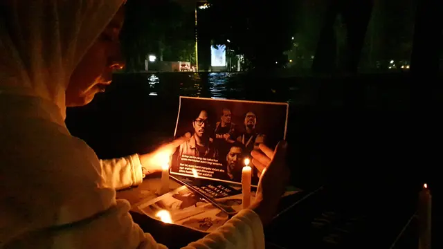 Pewarta Medan Gelar Doa Bersama untuk Rombongan Jurnalis Hilang Kontak